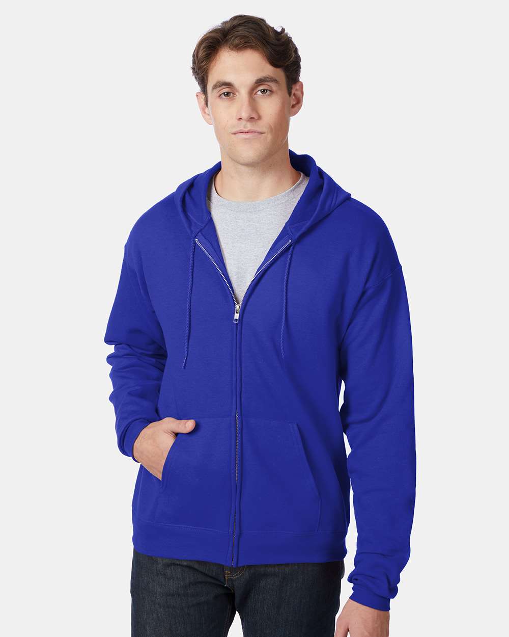 Hanes - Ecosmart® Full-Zip Hooded Sweatshirt - P180