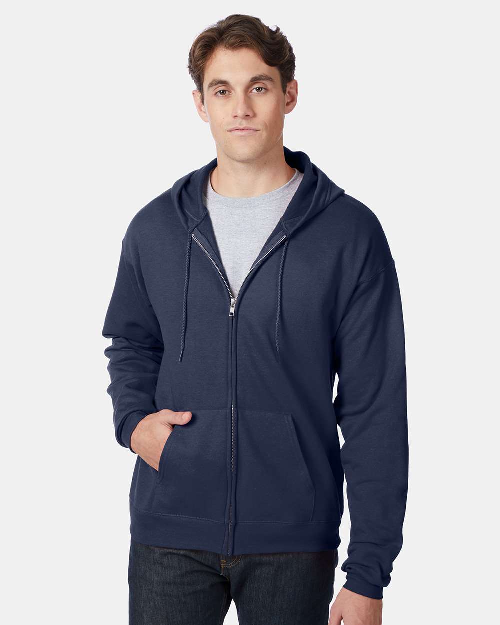 Hanes - Ecosmart® Full-Zip Hooded Sweatshirt - P180