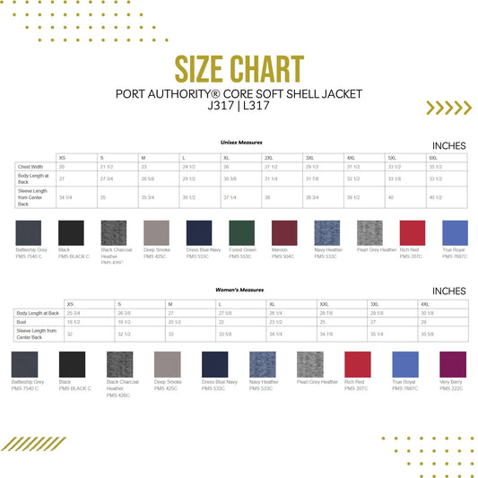 L317 Women's Port Authority® Core Soft Shell Jacket
