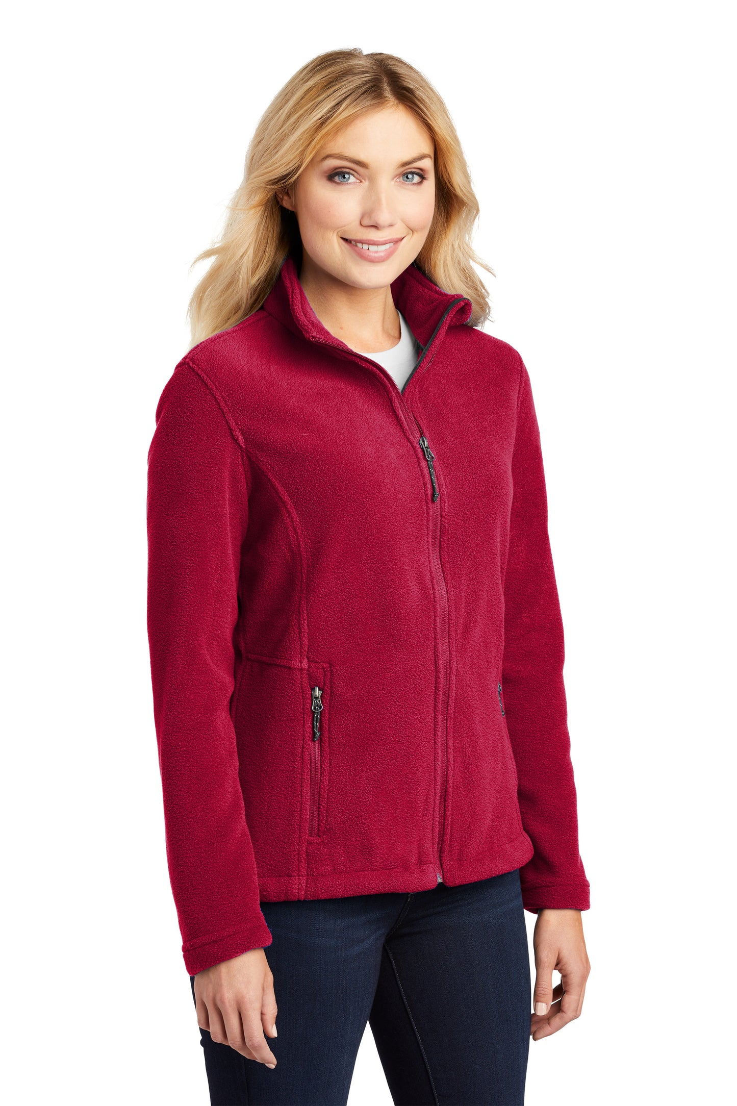 Port Authority® Ladies Value Fleece Jacket L217 Full Zip, Medical Jacket, Custom embroidered Jacket