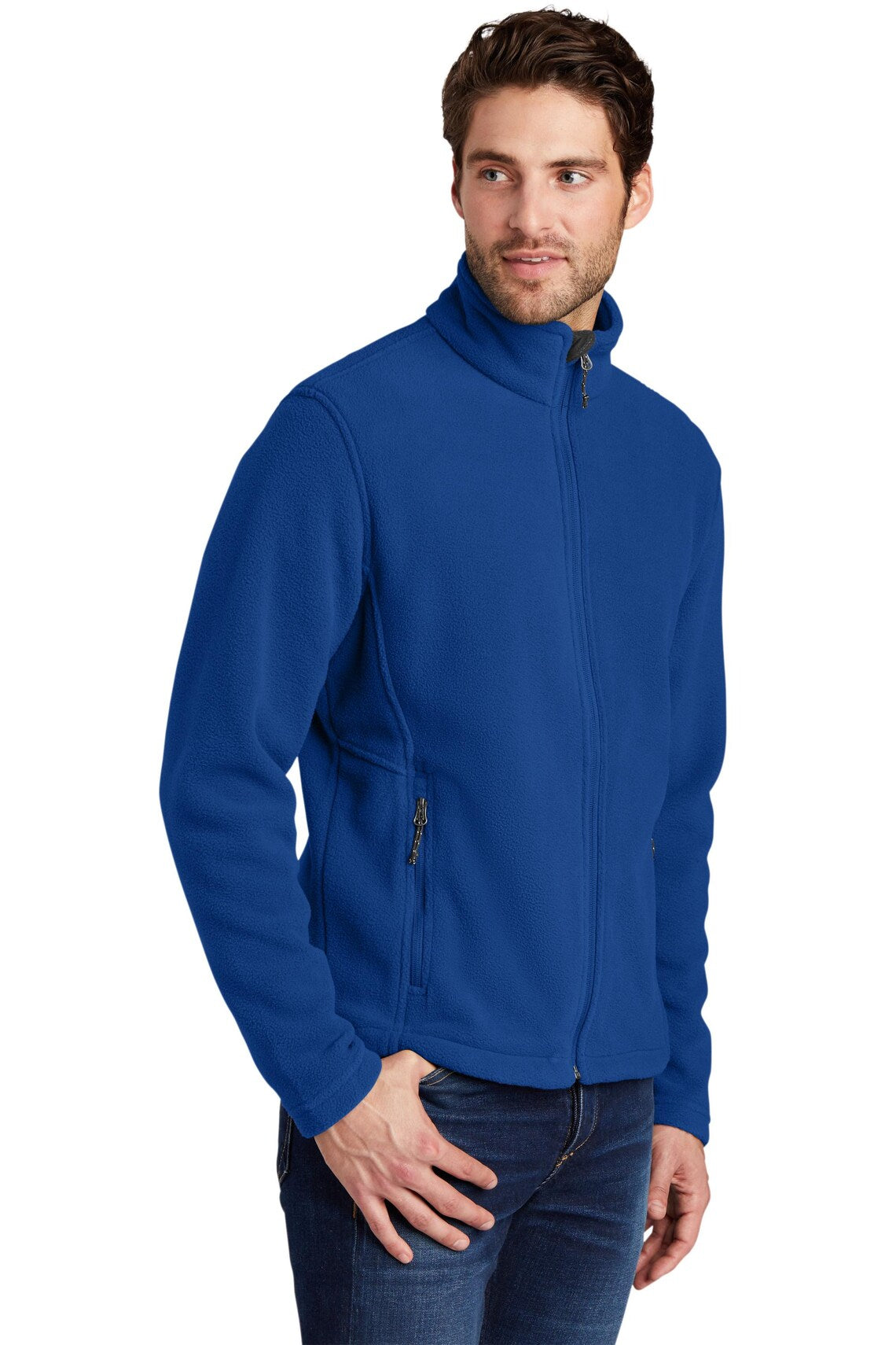 Port Authority® Men's Value Fleece Jacket F217 Full Zip, Medical Jacket, Custom embroidered Jacket