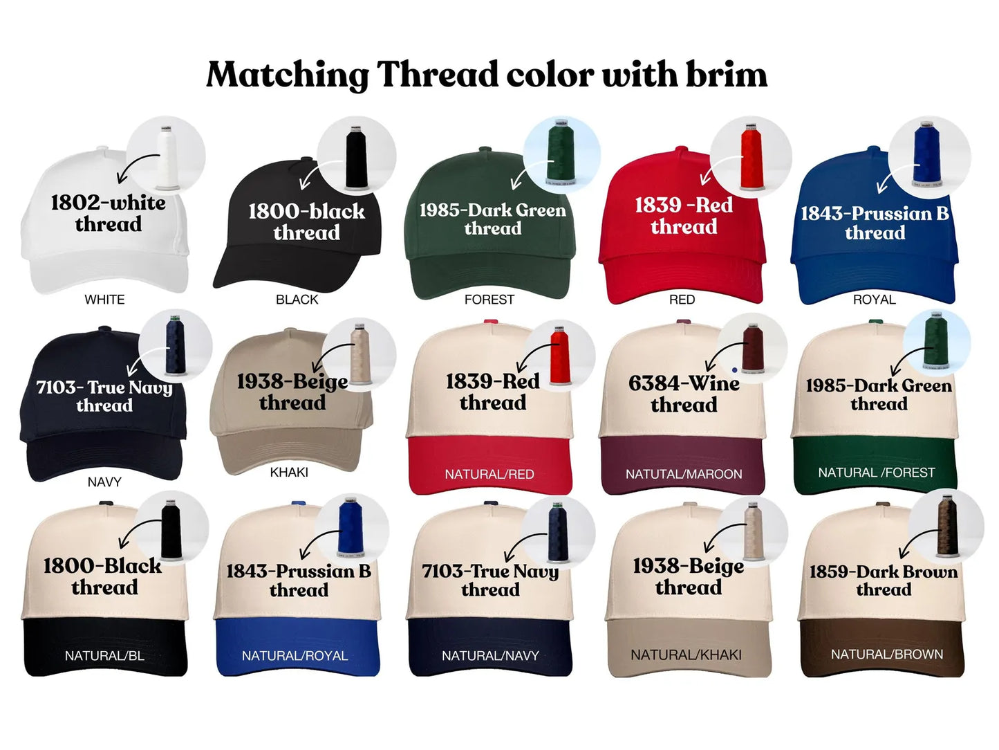 Custom Upside Down Embroidered Hat, Unique Gift Idea, Custom Five Panel Twill Cap, Personalized Hats, Gifts for him, Father's day, Mom Hat