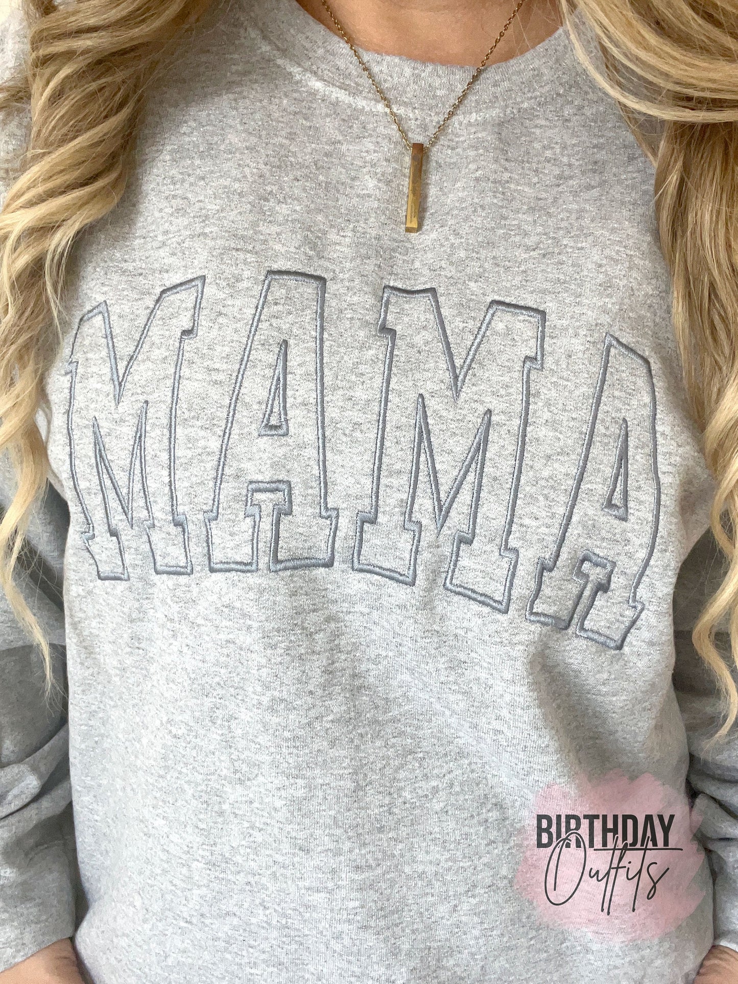 Embroidered Mama Sweatshirt, Embroidered mama Crewneck, Personalized Gifts, Personalized Sweatshirt, Trendy Crewnecks for Women, Mom gifts