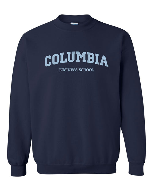 COLUMBIA  BUSINESS SCHOOL Embroidered Crewneck