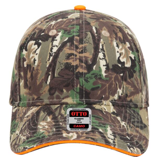 OTTO CAP® Camouflage 6 Panel Low Profile Baseball Cap Thumbnail